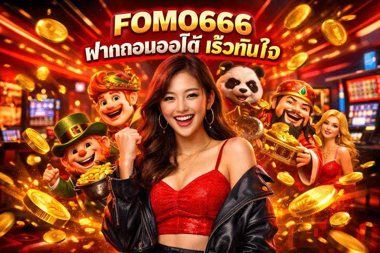 FOMO666 ฝากถอนออโต้ เร็วทันใจ